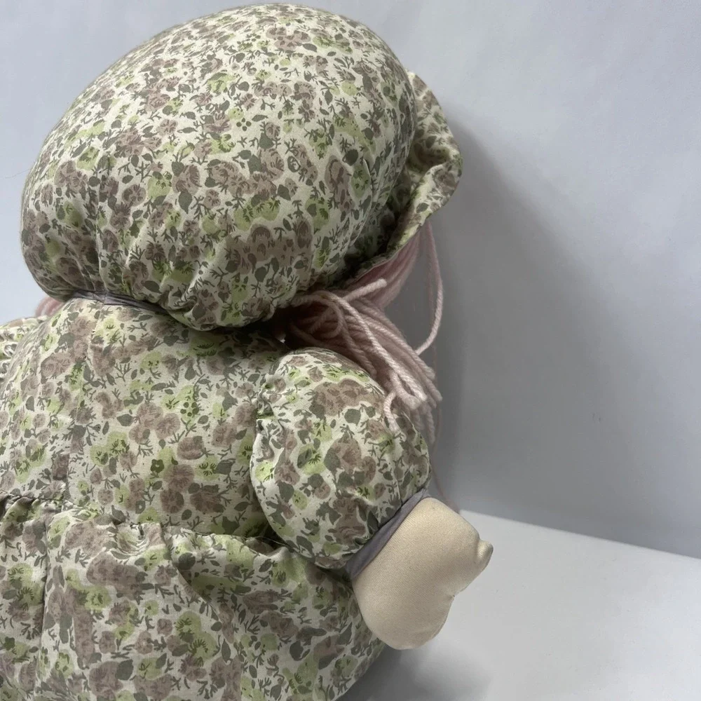 Vintage Plush Doll 1992‎ New With Tags Pink Hair Floral Dress.  PA 3305. Rare!